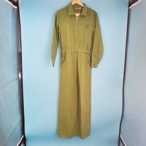 NEW Bobo Choses Jumpsuit Size Large Faraway Castle Denim